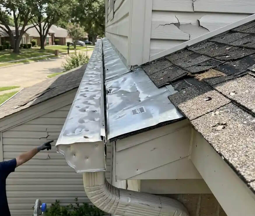 hail-damage-siding-and-gutters